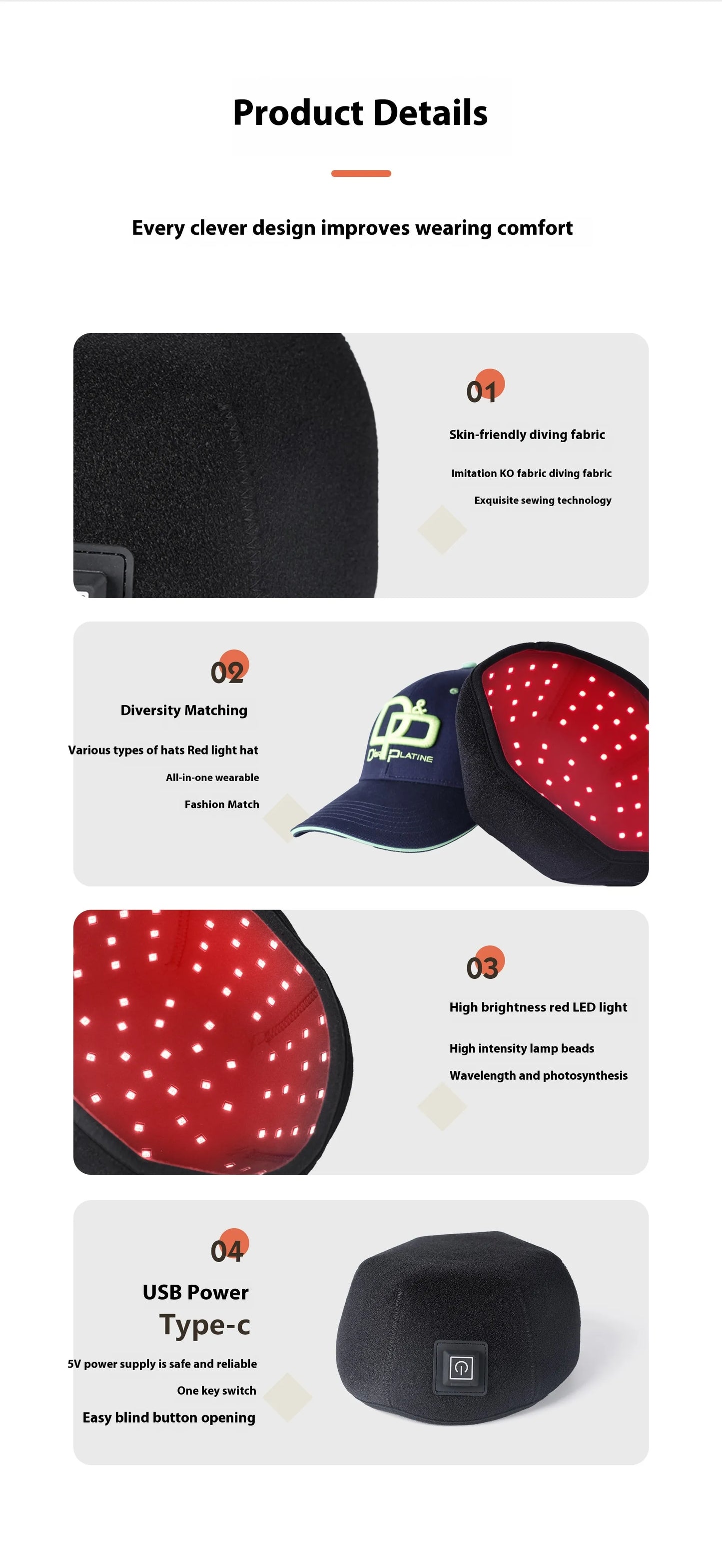 HairGrow LED Infrared Hair Growth Cap